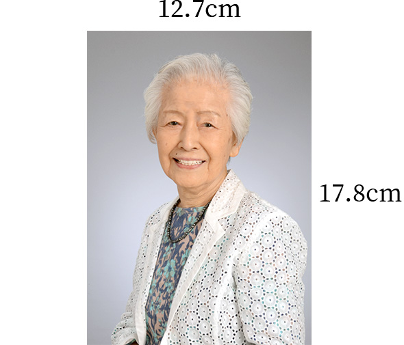 女性 イメージ写真 横12.7×縦17.8cm